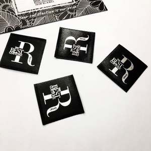 Etiqueta tejida de ropa de marca personalizada 100, etiqueta de tela para ropa con logotipo, pliegue final/pliegue central de 2x5cm, alta calidad - Product Image 3