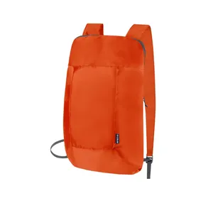 Zaino Pieghevole Sostenibile Redrax RPET in Colore Rosso, Gadget Promozionale - Product Image 5