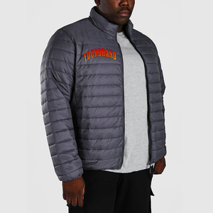 Chaqueta acolchada con logotipo personalizado, chaqueta acolchada de poliéster de invierno de diseñador para hombre, abrigo ligero de alta calidad con el último diseño de burbujas - Product Image 1