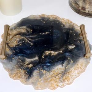 Celebrations-100pcs ในครอบครัวดีไซน์ศิลปะหรูหราเคลือบสีเรซิ่นแผ่นเสียงทำด้วยมือสำหรับความบันเทิงในบ้านงานแต่งงาน - Product Image 1