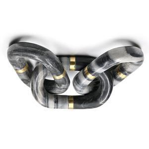 Precio razonable, calidad superior, lujo, Color negro, decoración del hogar, uso de cadena de mármol con incrustaciones de latón, trabajo hecho en La India - Product Image 3