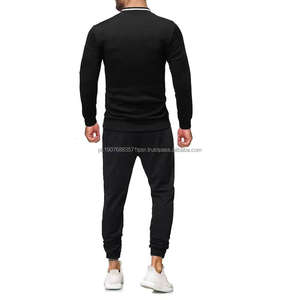 Nueva Llegada Conjuntos Deportivos de Tela Elástica para Hombre al por Mayor, Conjuntos de Entrenamiento de Fitness con Sudadera Colorida - Product Image 4