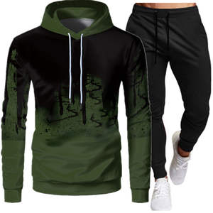 2023 alta calidad personalizado Unisex otoño Casual algodón + poliéster transpirable Tech Fleece chándal con bordado liso - Product Image 3