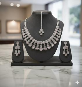 Best Quality AD Fashion <b>Jewellery</b> <b>Sets</b> <b>for</b> Women <b>Wedding</b> and Partywear Bridal Necklace with Earring <b>set</b> - Product Image 2