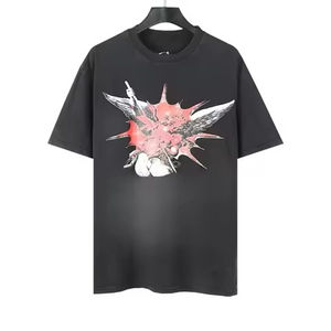 Camisetas de Hombre Oversize de Punto, Casuales, de Alta Calidad, Resistentes al Encogimiento, con Logotipo Personalizado Impreso en la Parte Delantera, Diseño en Blanco, Venta al Por Mayor - Product Image 3