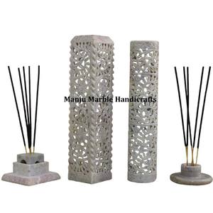 Fabricant et fournisseur de produit fait à la main stéatite sculpture brûleur d'encens et porte-bâton pour cadeaux religieux article but - Product Image 5