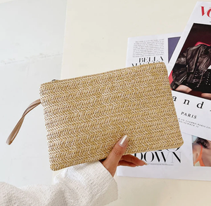 Bolsos de Mano de Paja Elegantes y Bonitos de Primera Calidad, Bolsos de Hombro de Paja Personalizados para Mujer, Productos al por Mayor - Product Image 3