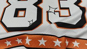 <b>Cropped</b> Oversized Vintage Custom Polyester <b>Cropped</b> Retro Soccer Jersey Streetwear Oversized American Mesh Jersey Football - Product Image 2