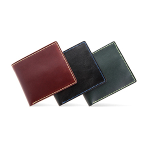กระเป๋าสตางค์หนังผู้ชายแบบสั้นรุ่นใหม่ กระเป๋าสตางค์บางสีเข้ากัน - Product Image 2