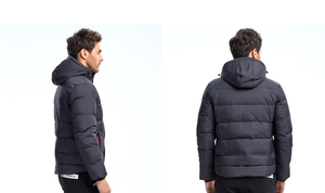 Blouson aviateur en cuir de mouton rouge pour homme, toile imperméable respirante, hiver épais, fermeture éclair, 2025 - Product Image 6