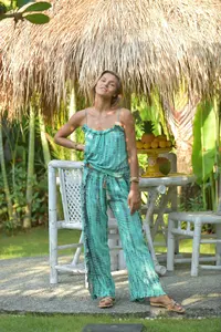 ชุดมัดย้อมทำมือสำหรับผู้หญิงชุดชายหาดผ้าทอและซักได้ - Product Image 5