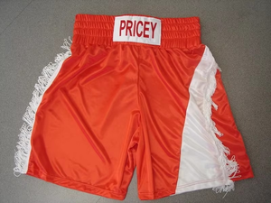 กางเกงขาสั้นมวยไทยขาสั้นแบบซับลิเมชันออกแบบโลโก้ได้ตามต้องการ - Product Image 4