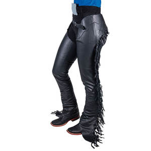 Conception supérieure Personnaliser la couleur Chaps en cuir de moto fabriqués en usine/Hot Selling Professional Made Leather Chaps - Product Image 6