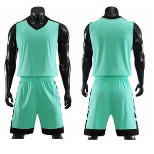 Ensemble de maillot et short de basket-ball pour hommes, respirant, léger, à séchage rapide, vêtements de sport athlétiques pour l'entraînement, la pratique et la compétition - Product Image 6