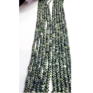 Voir l'offre 6 Brins de Naturel Australien Bleu Saphir 4-7mm Rondelle lisse Perles 680 Ct Lot Iroc Ventes 14-20 Pouces Longueur Gemstone - Product Image 3