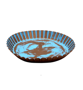 Plato redondo de hierro de diseño único con bandeja de servicio de estilo Vintage de Color plateado para el hogar, cocina y Decoración de mesa hecha a mano - Product Image 4