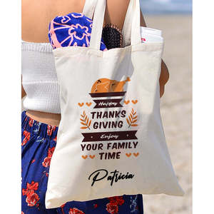 Tiempo en Familia en Acción de Gracias con Bolsas de Algodón Cómodas. Disfrute de su Reunión! - Product Image 4
