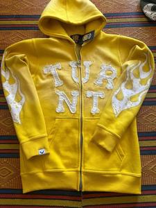 Sweat-shirts unisexes d'hiver en molleton de coton/spandex sur mesure en gros, fermeture éclair, broderie délavée, service OEM, coupe ample, style streetwear - Product Image 3