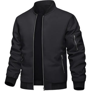 Venta al por mayor mejor diseño hombres y mujeres chaquetas de bombardero ligeras Color sólido largo transpirable para la temporada de invierno servicio OEM - Product Image 1