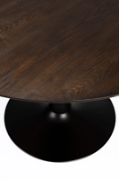 Table basse moderne en bois de manguier brun foncé de style industriel créatif, mobilier haut de gamme pour salon et villa, nouveau design, garantie 1 an