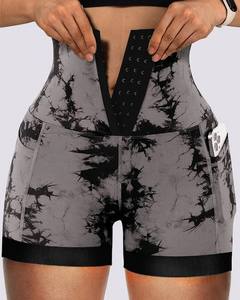 Pantalones cortos deportivos de cintura alta para mujer, ropa deportiva para gimnasio, control de entrenamiento para correr, yoga, venta al por mayor, los más vendidos en el mercado del - Product Image 1