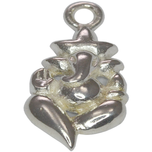 925 Argent Ganesh Charm Charmes En Argent Sterling Pour Bracelets Colliers En Gros Fournitures En Argent Sterling - Product Image 1