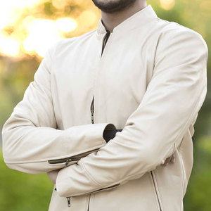 Vestes en cuir véritable tendance de qualité supérieure pour hommes Vestes en cuir personnalisées à prix de gros pour hommes - Product Image 6