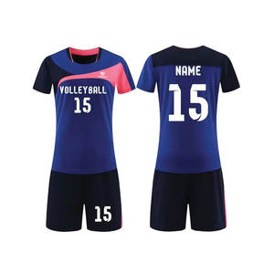 ชุดยูนิฟอร์มวอลเลย์บอลพิมพ์ลายตามสั่ง ระบายอากาศได้ดี ผลิตตามขนาดที่ต้องการ มีหลายสี ขายส่ง ราคาดีที่สุด - Product Image 1
