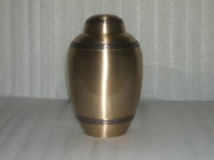 Urnas de lujo para cenizas humanas grabadas a mano, acabado único, elegante para suministros de urna funeraria, urnas de Metal en precio al por mayor - Product Image 5