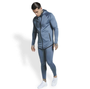 ชุดวอร์มผ้าฝ้าย100% ชุดออกกำลังกายผ้าฝ้ายรุ่นพรีเมี่ยมสำหรับผู้ชายชุดวอร์มเข้ารูปใส่สบายแห้งเร็วมีสไตล์ - Product Image 6