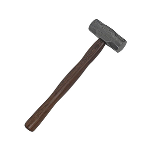 Marteau traditionnel en acier de Damas forgé à la main à partir d'acier au carbone multicouche, manche en bois durable pour ateliers, bricolage, OEM - Product Image 5