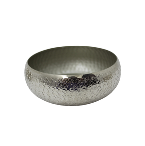 Bol rond en fer en vrac en gros couleur argent style classique bol de service et bols de vaisselle pour la cuisine et la table - Product Image 2