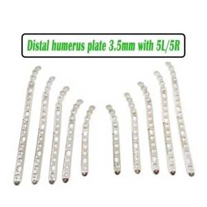Placa de Húmero Distal LCP Veterinaria de 35 mm, Juego de Implantes Ortopédicos de Acero Inoxidable con 10 Piezas Izquierda y Derecha, Certificación CE Manual - Product Image 2