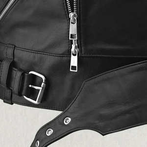 Chaleco de Cuero Genuino para Hombre, Diseño Personalizado OEM 2026, Transpirable, Ligero, Sin Mangas, Buena Calidad - Product Image 6