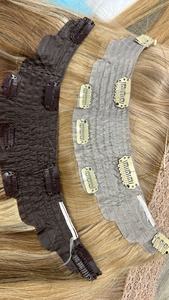 Venta al por mayor Color Natural Cutículas Alineadas Halo Virgen Extensiones de Cabello Vietnam Doble Trama Encaje Frontal Bundle Wave Style Human - Product Image 4