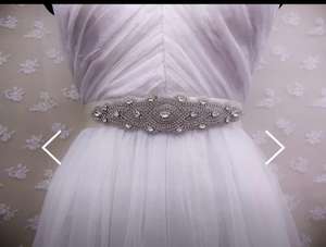 เข็มขัดลูกปัดทำด้วยมือสวยงามสำหรับผู้หญิงคอลเลกชันที่ไม่ซ้ำกันเพื่อเพิ่มชุดออกงาน - Product Image 6