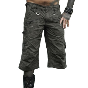 กางเกงขาสั้นลายพรางแบบวินเทจฟอกสีสไตล์ดิสโทเรชั่น 6 จุดสำหรับผู้ชาย ทรงหลวมสไตล์สตรีท มีกระเป๋าหลายช่อง เหมาะสำหรับทำงาน ตามเทรนด์แฟชั่น - Product Image 3