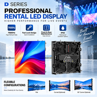 Layar LED Sewa High Refresh Rate 7680Hz P1.95 P2.6 P2.9 P3.91 untuk Video Wall Panggung, Siaran Langsung, Konser, dan Acara