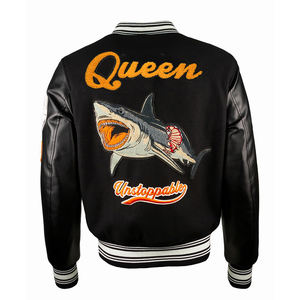 Customized Fashion Baseball Casual Trend <b>Jacket</b> Men's Patch Polyester Men <b>Jackets</b> <b>Vintage</b> Blank Leather Sleeve <b>Varsity</b> <b>Jackets</b> - Product Image 5