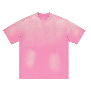 Camisetas de Algodón 100% Ecológicas, Transpirables, con Lavado Ácido Vintage, de Punto Grueso, para Hombre, Tallas Grandes, para Impresión Personalizada - Product Image 4