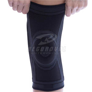 Mangas de rodilla de alta calidad para soporte físico Mangas de rodilla ajustables para recuperación muscular y comodidad - Product Image 4
