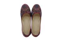 Chaussures en coton confortables de la meilleure qualité, talon plat avec semelle en caoutchouc, dernière conception pour mariage, Inde, Pakistan, Punjabi