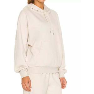 2023 femmes vêtements tenues personnalisées hiver survêtement Streetwear pantalons de survêtement coton polaire pull Joggers pulls à capuche décontractés ensembles - Product Image 3