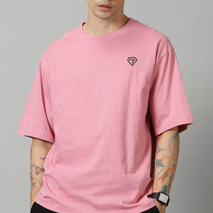 Venta al por mayor 100% algodón blanco camiseta de gran tamaño para hombre ropa de calle de gran tamaño camiseta en blanco liso camisetas para hombre - Product Image 1