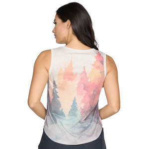 Débardeur personnalisé à sublimation, col montant, sans manches, imprimé floral, coupe ajustée, extensible, décontracté, mode estivale pour femme - Product Image 2