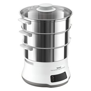 Vaporera eléctrica 900W (9Lt) CONVENIENT SERIES Deluxe Blanco y Plateado VC502D10 - Product Image 2