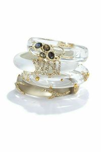 รายการเครื่องประดับสร้อยข้อมือแฟชั่นและกำไลข้อมือแฟชั่นกำไลทันสมัยขนาดใหญ่ขนาดใหญ่เกินจริงกำไลอะคริลิคเรซิ่นหลากสี - Product Image 5