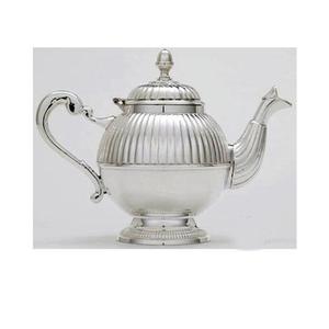 Bouilloire en métal finition dorée pour hôtels et restaurants, bouilloire à thé pour la maison, service de thé et de café, bouilloire de service de table, théière - Product Image 3