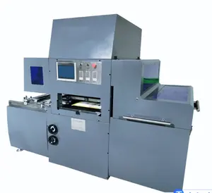 Máquina de estampagem a quente automática e econômica para impressão em folha de ouro, etiquetas para papel