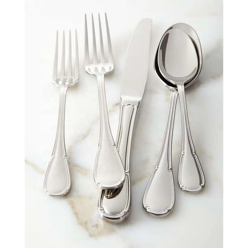 Chất lượng cao kim loại dao kéo bạc màu handmade bán buôn Flatware Ấn Độ phong cách trang trí bảng Top dao kéo cho bữa ăn tối